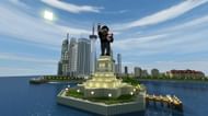 This build pays homage to Minecraft and its creator (Image via LG193/ThatDutchLad/PlanetMinecraft)
